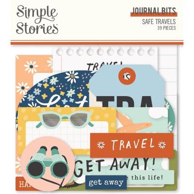 Simple Stories Safe Travels Die Cuts - Journal Bits